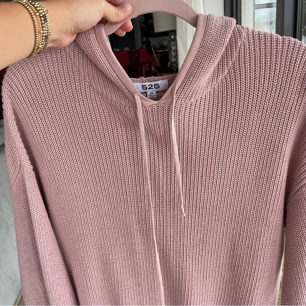 525 Knit Pink Hoodie
